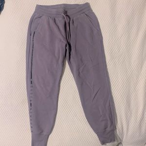 Women’s, sz med, light purple sweat joggers, Under Armour, loose fit